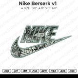 Nike Berserk V1 Embroidery