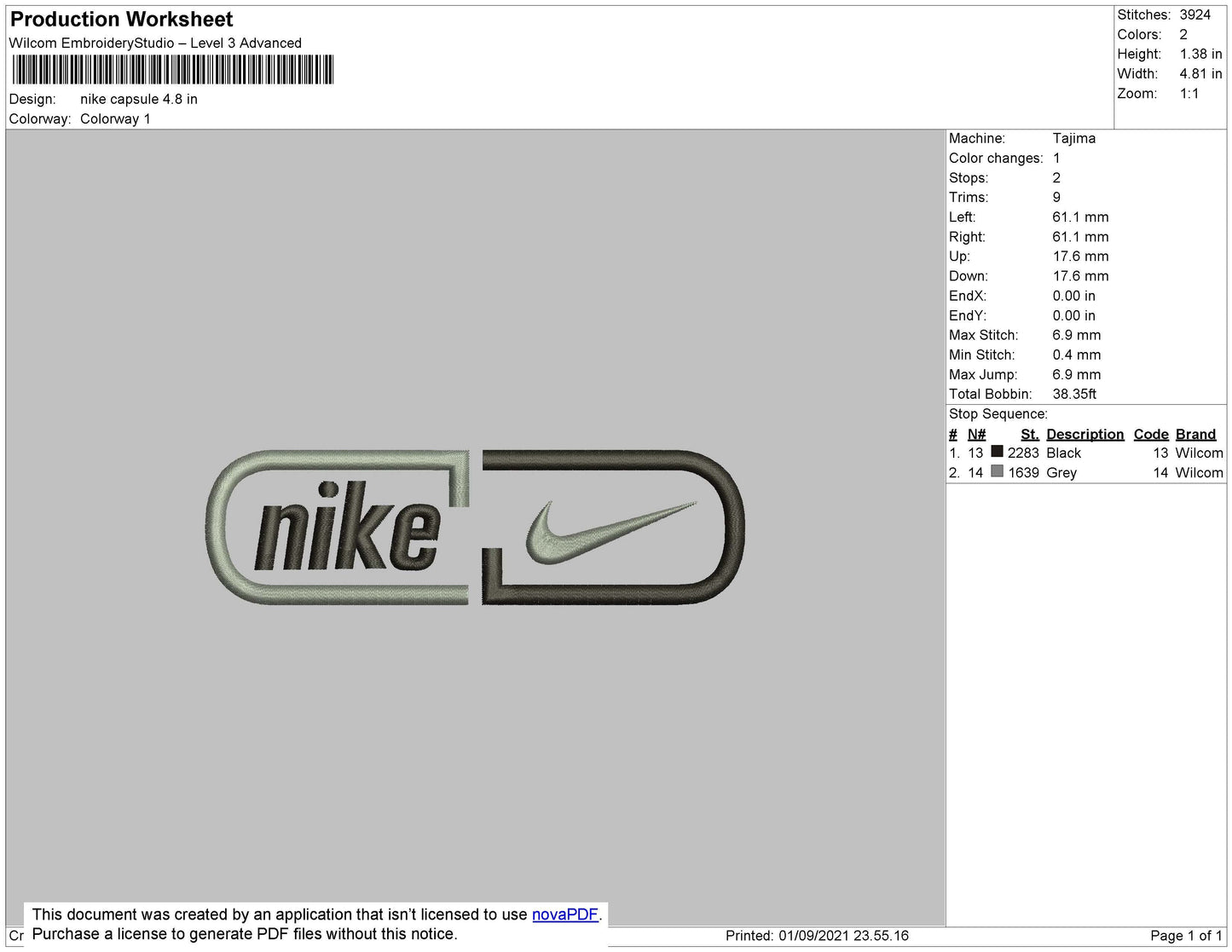 Nike Capsule Embroidery