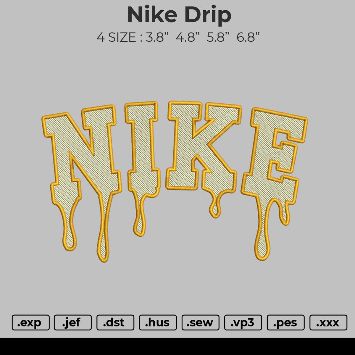 Nike Drip Embroidery