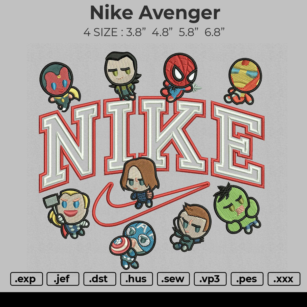 Nike Avenger Embroidery