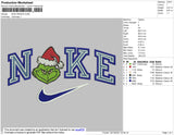 Nike Grinch Embroidery
