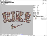 Nike Love Pattern Embroidery
