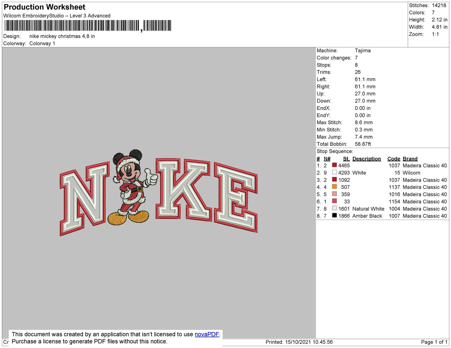 nike mickey christmas