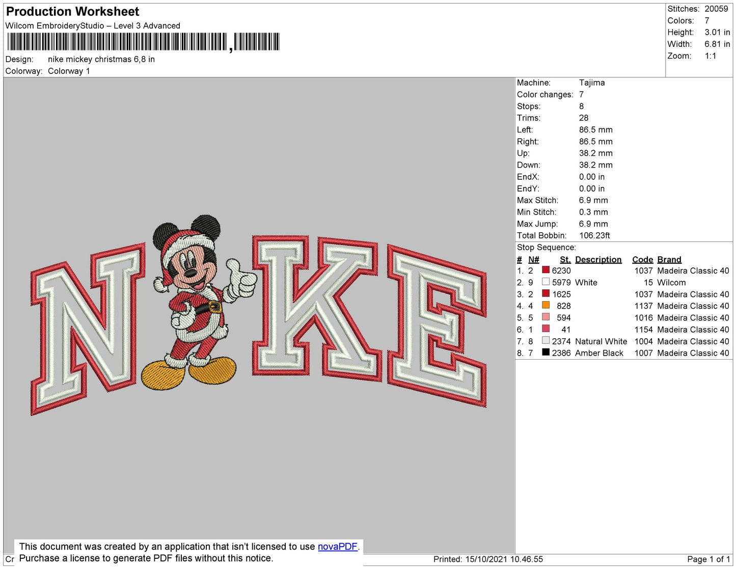 nike mickey christmas