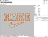 Nike Spooky Embroidery