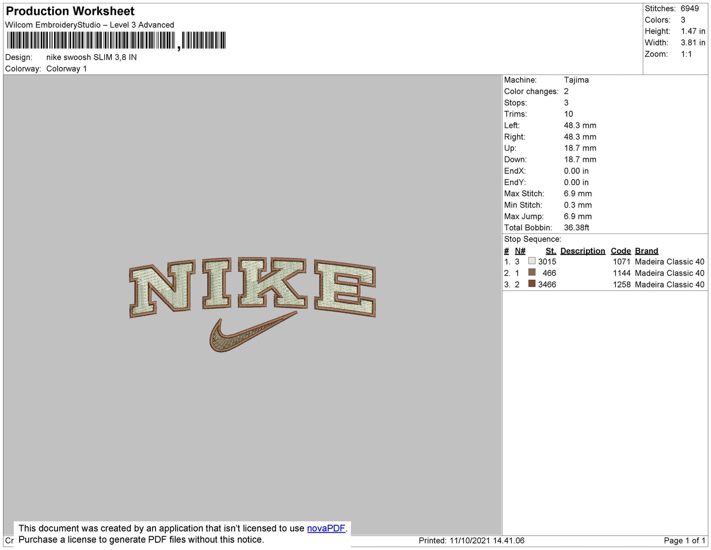 Nike Swoosh Slim