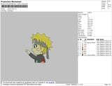 Naruto Chibi Embroidery