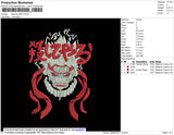 Naruto Red Embroidery