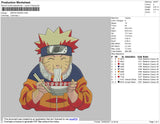 Naruto Ramen Embroidery