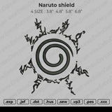 Naruto Shield Embroidery
