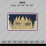 Obito Eyes Embroidery