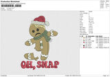 Oh Snap Embroidery File 6 size