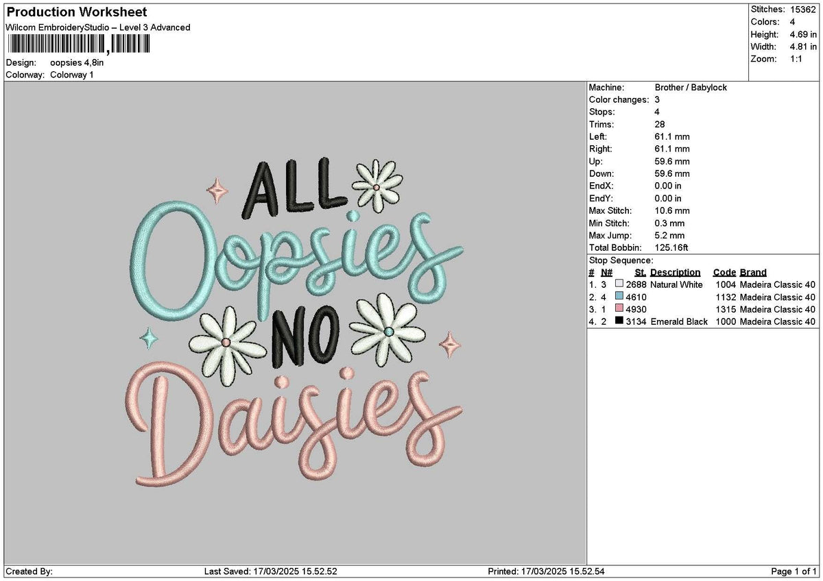 Alltext 1703 Embroidery File 6 sizes