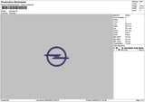 Opelcircle Embroidery File 6 sizes