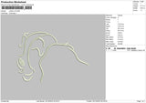 Outline V2 Embroidery File 6 sizes