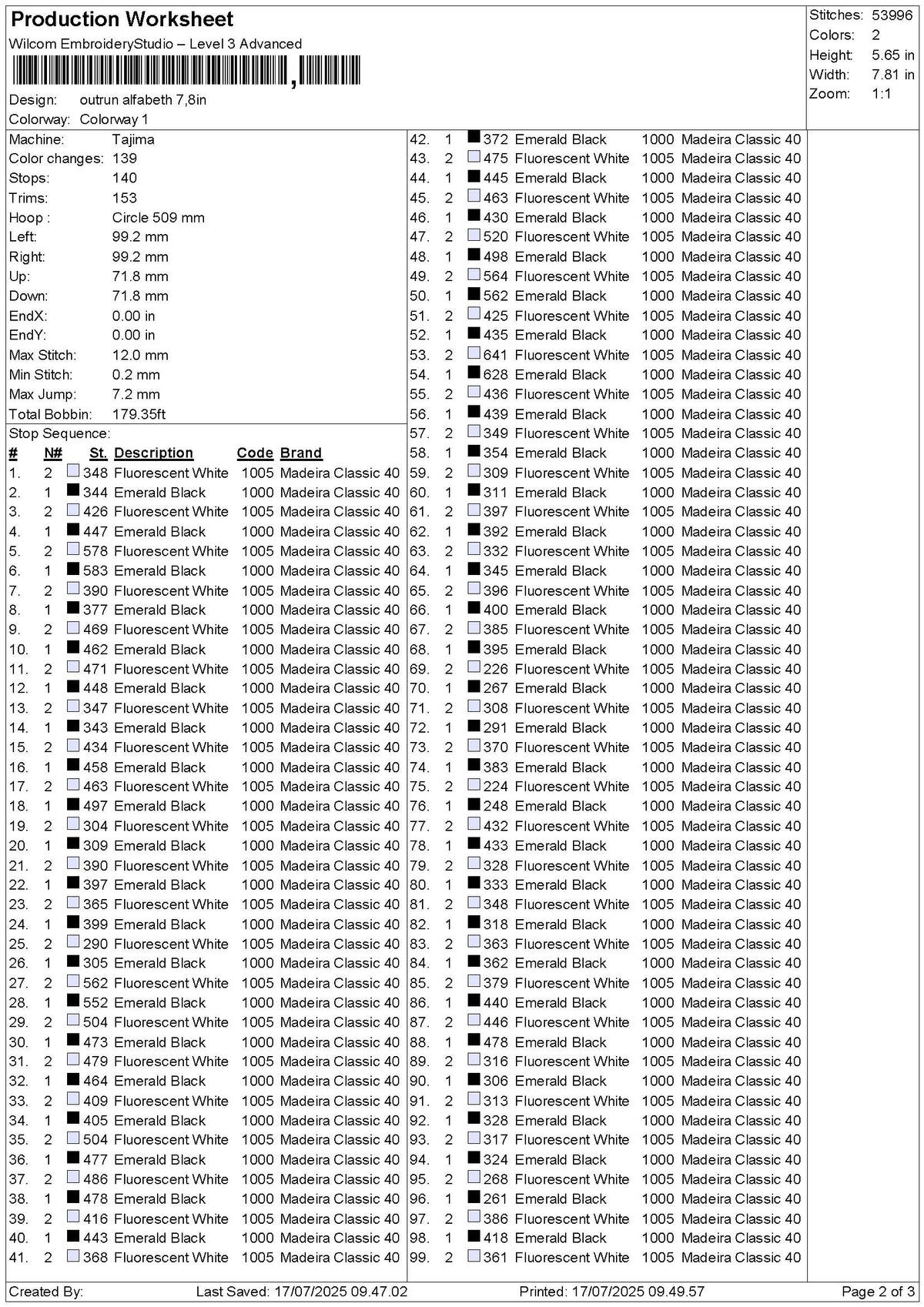 Outrun Alphabet Embroidery File 6 sizes