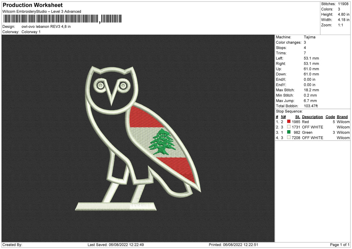 Owl Ovo Lebanon Rev