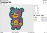 Panda Color Embroidery