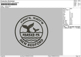 Parkertext Embroidery File 6 sizes