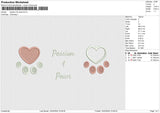 Passion For Paws Embroidery File 6 size