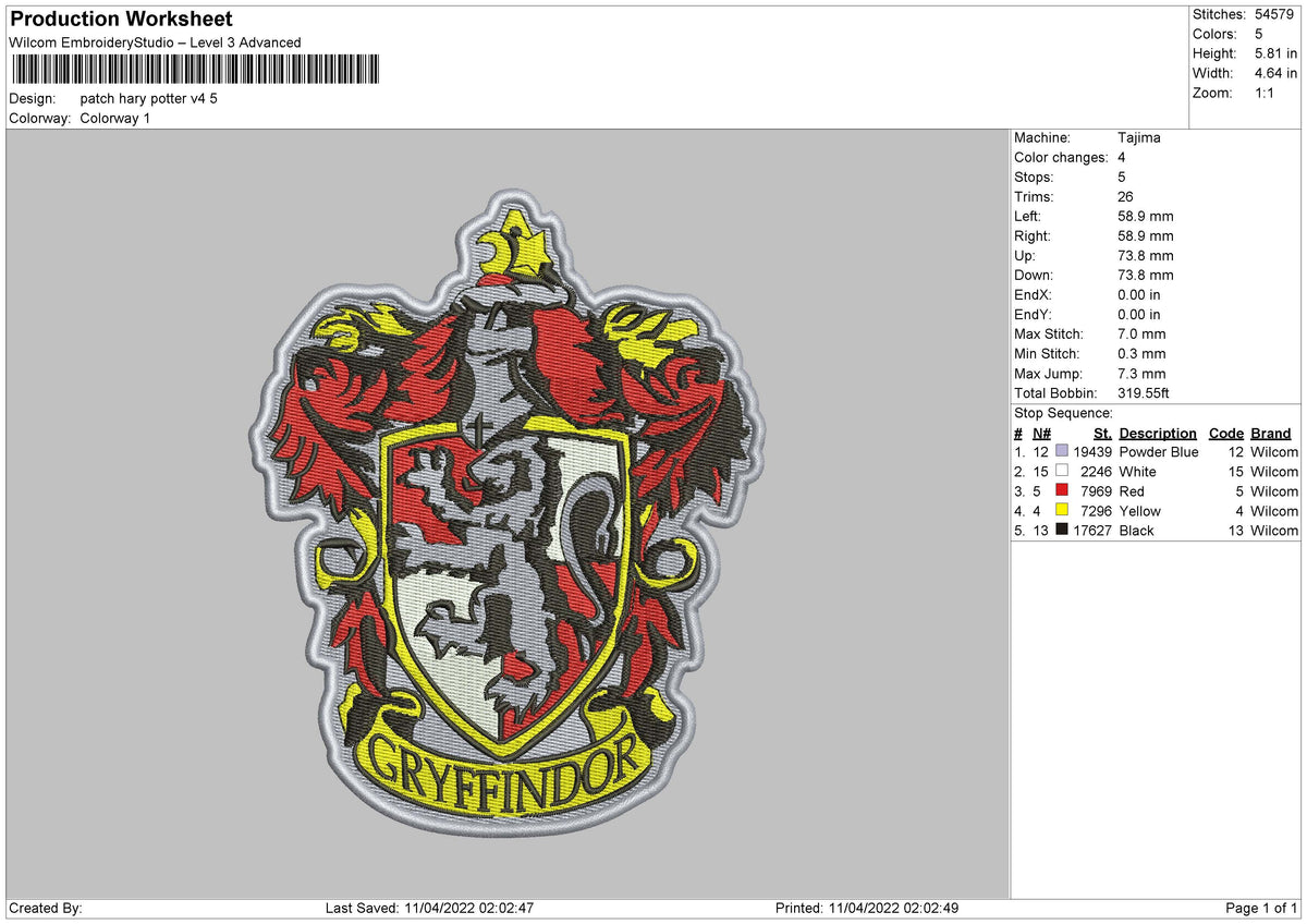 Patch Harry Potter V4