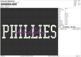 Phillies Embroidery