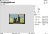 Rectangle0402 Embroidery File 6 sizes