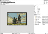 Rectangle0402 Embroidery File 6 sizes
