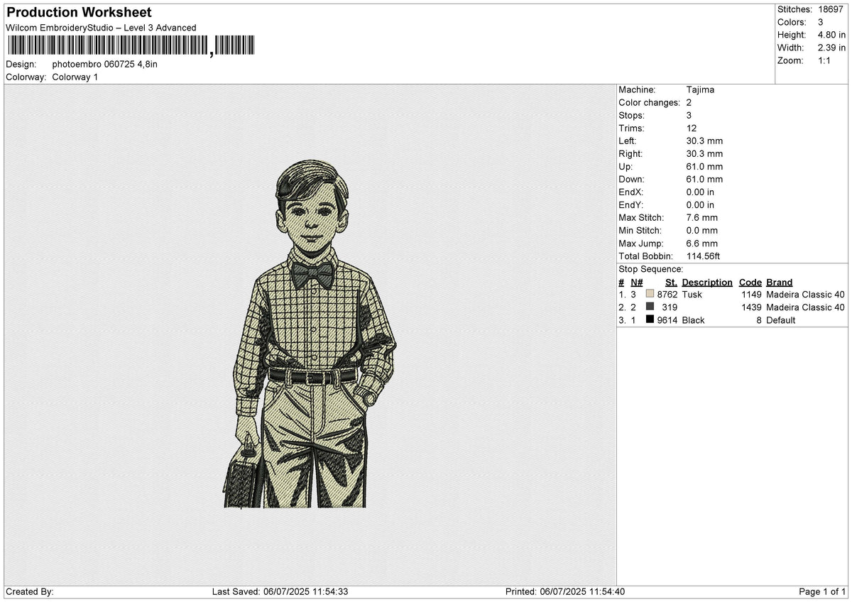 Photoembro 060725 Embroidery File 6 size