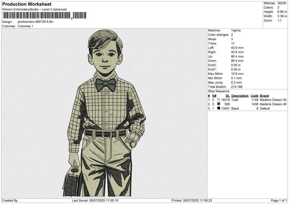 Photoembro 060725 Embroidery File 6 size