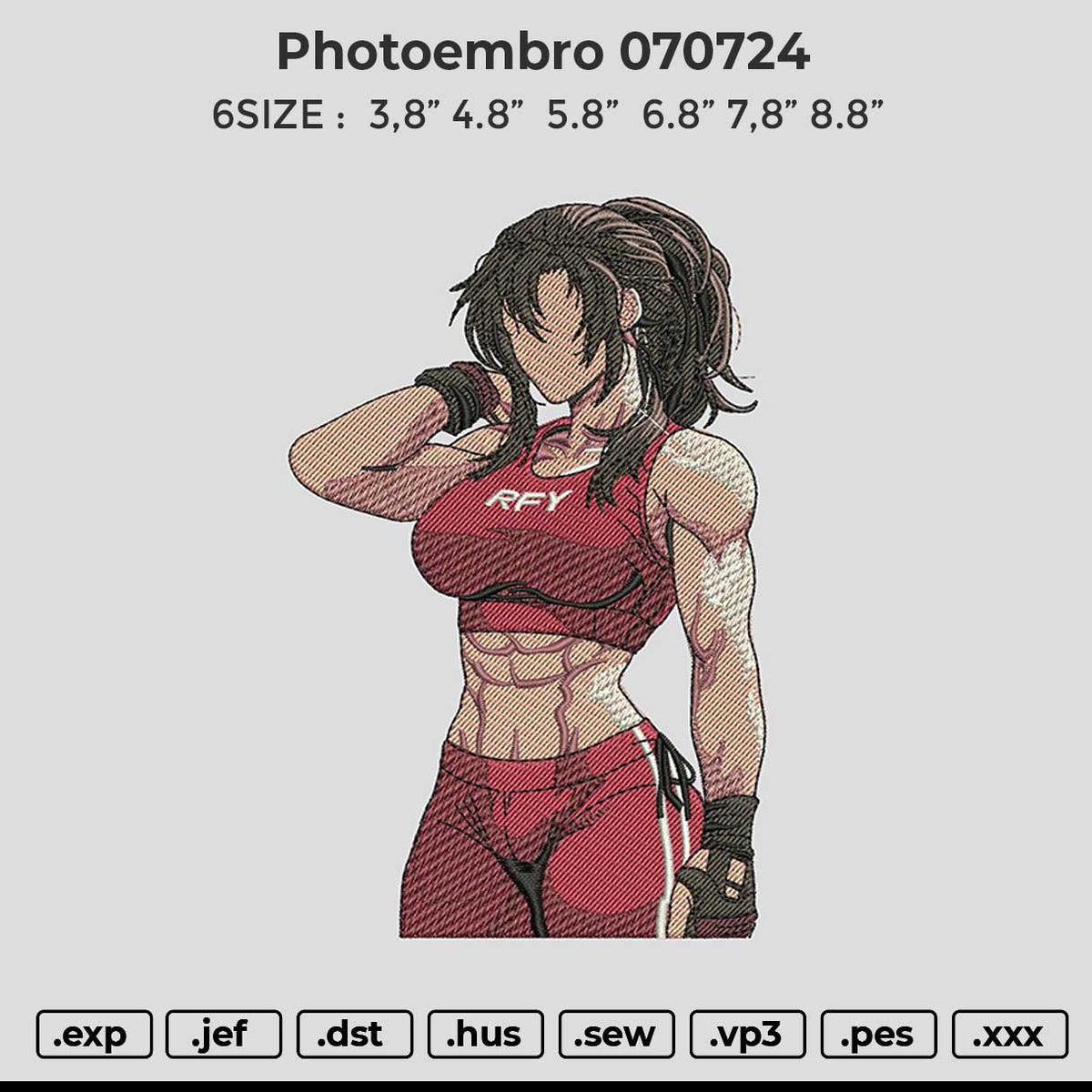 Photoembro 070724 Embroidery File 6 size