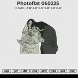 Photoflat 060225 Embroidery File 6 size