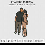 Photoflat 150623a Embroidery File 6 size