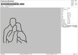 Photoline 0205b Embroidery file 6 sizes
