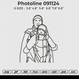 Photoline 091124 Embroidery File 6 size