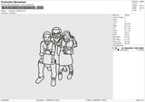 Photoline 110625b Embroidery File 6 size