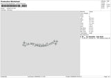 Pickballtext Embroidery File 6 sizes