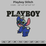 Playboy Stitch Embroidery