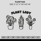 Plant1604 Embroidery File 6 sizes