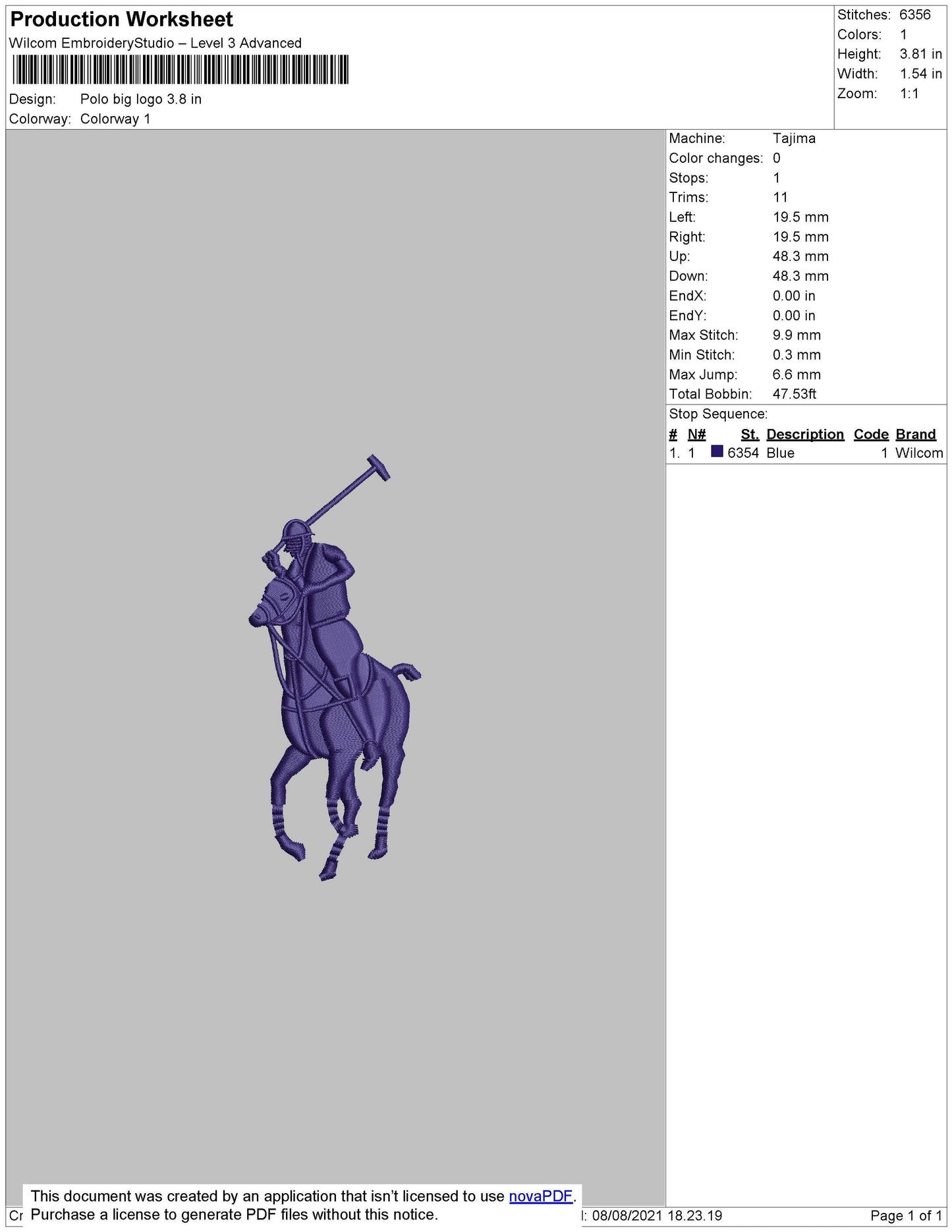 Polo Big Logo Embroidery