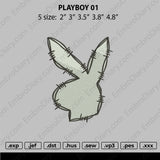 Playboy Wire Embroidery