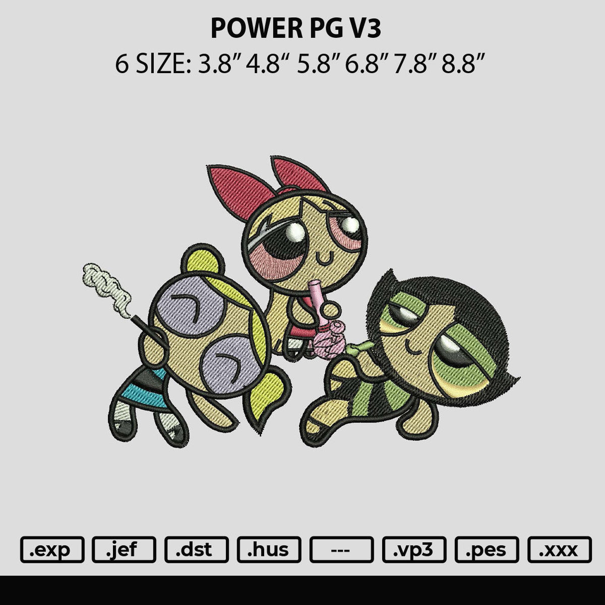 Power Pg 3 Embroidery