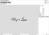 Pray Love Embroidery File 6 sizes