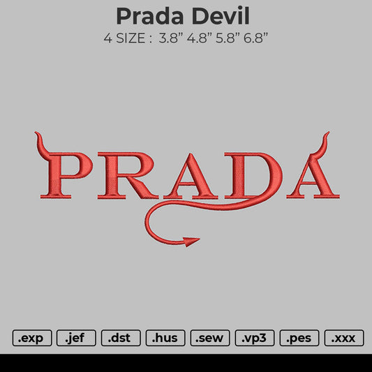 Prada Devil Embroidery