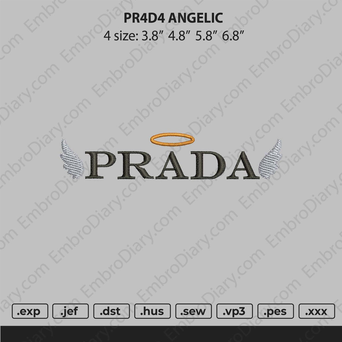 PRADA ANGEL Embroidery