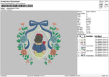 Princessflowers V12 Embroidery File 6 sizes