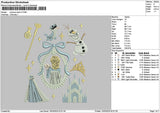 Princessflowers V2 Embroidery File 6 sizes