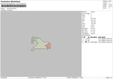 Princess Hand 02 Embroidery File 6 sizes