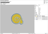 Rams L Emboidery File 6 sizes