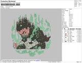 Rock Lee Mode Embroidery